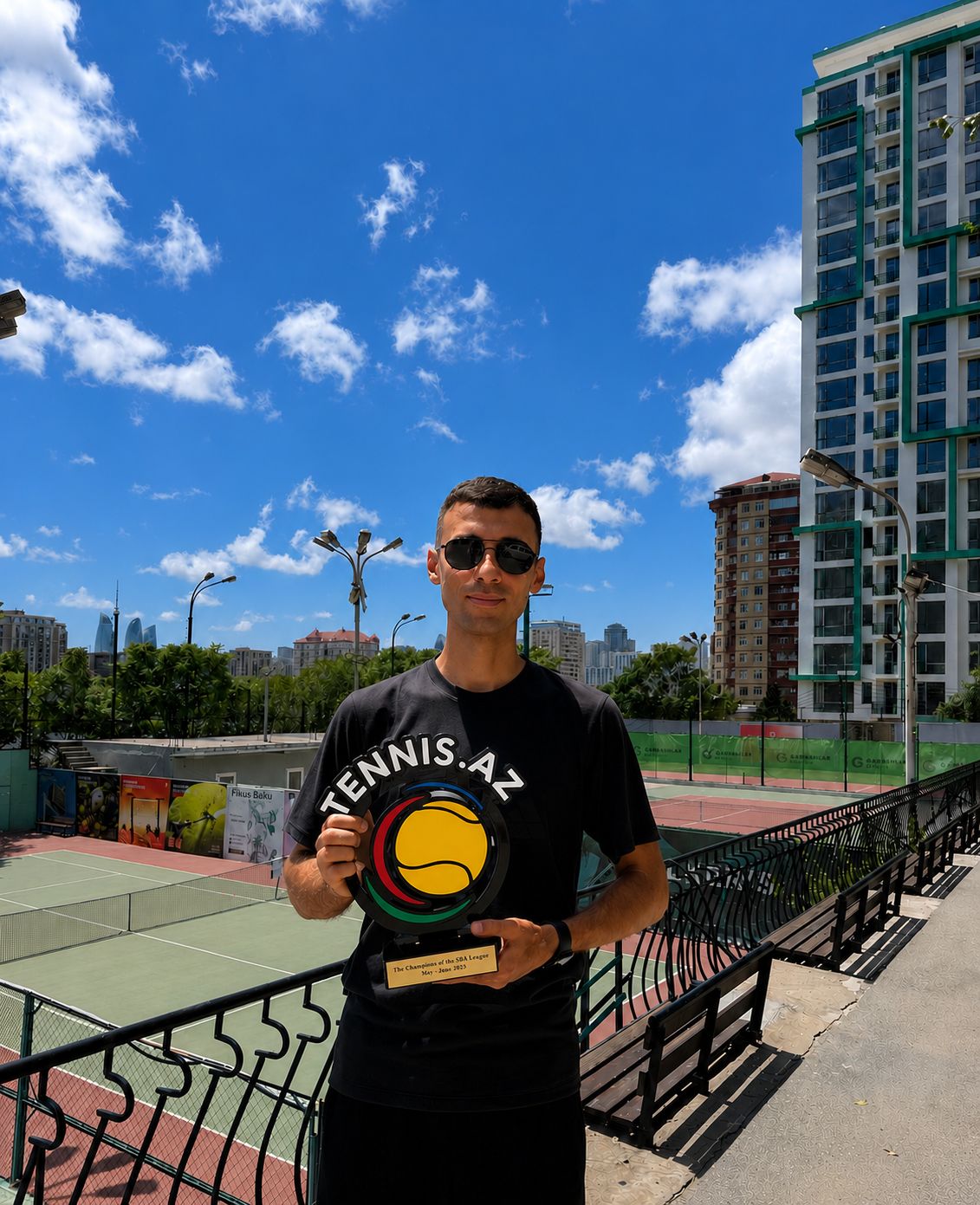 Идрис Намазов стал победителем 63-й Лиги Tennis.az, завоевав четвёртый титул подряд