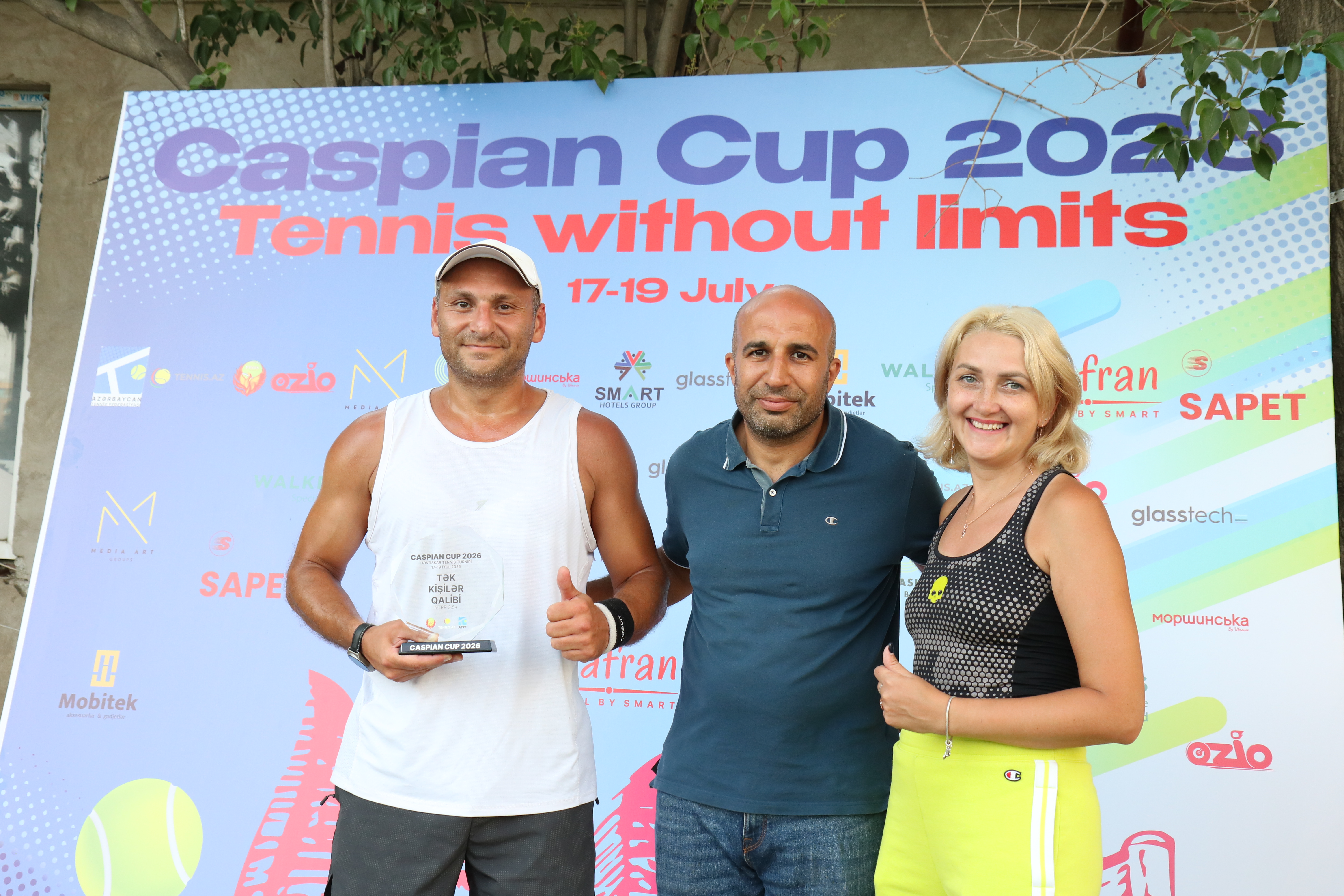 Caspian Cup 2026: Камран Ахундов стал победителем категории Men Singles Challengers