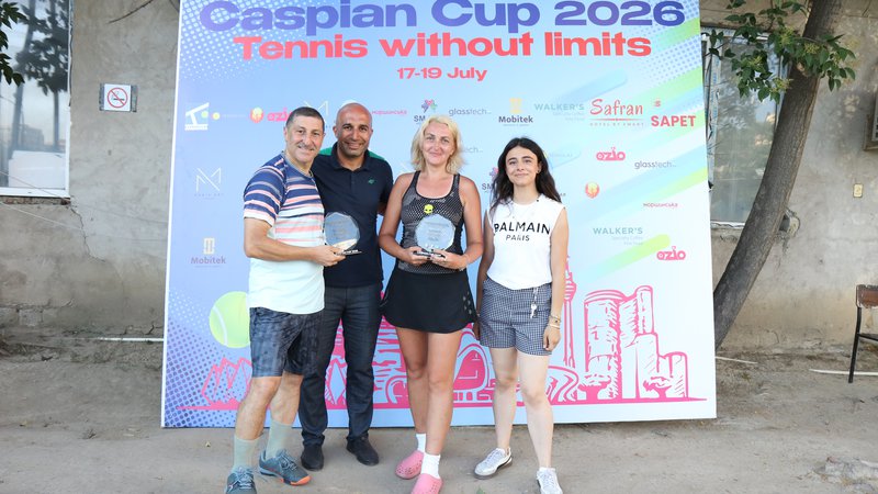 Caspian Cup 2026: Mixed Doubles NTRP 7.00 kateqoriyasının qalibi Irmik Abayev / Yevgeniya Fokaidi cütlüyü oldu