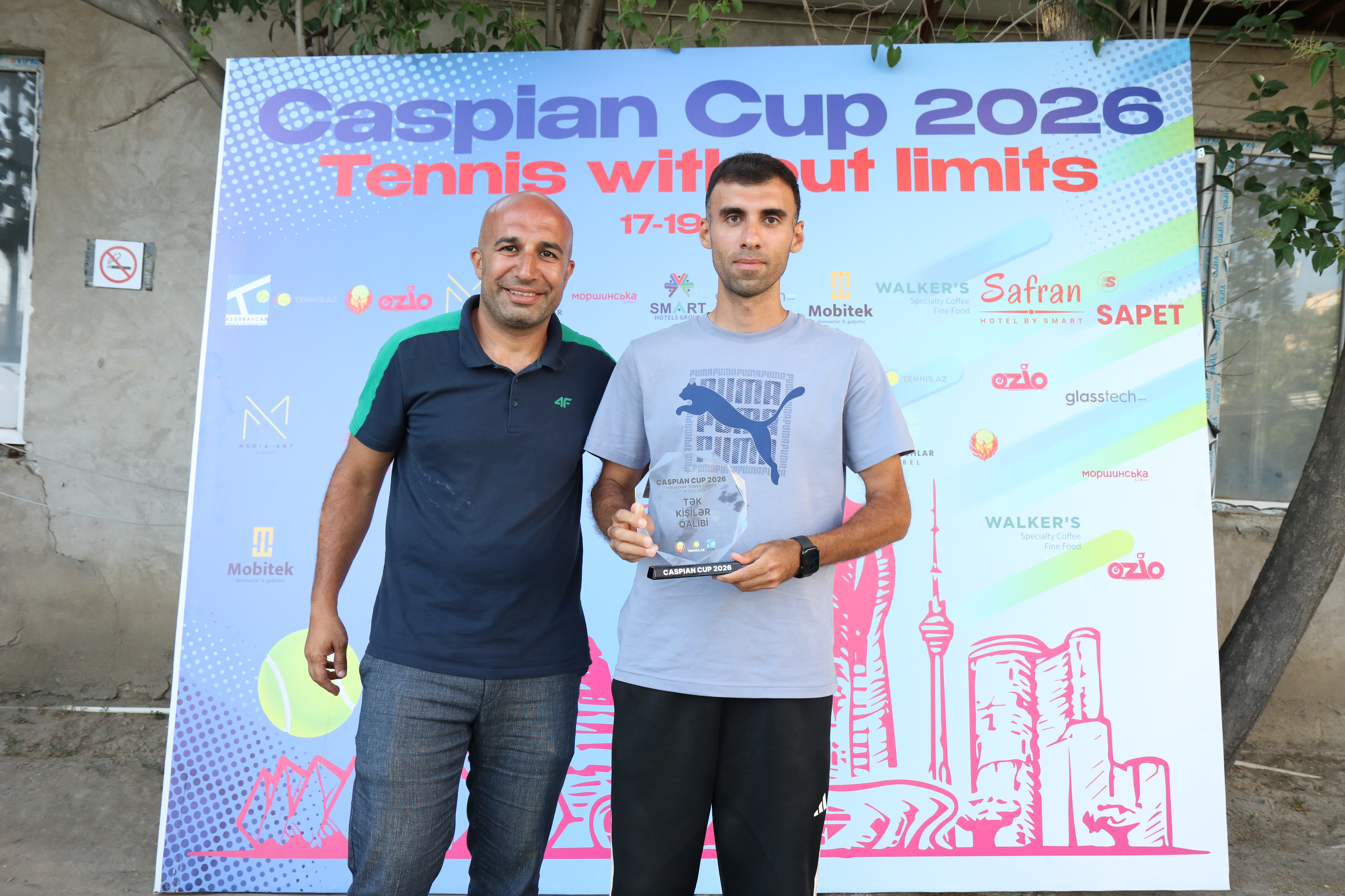 Caspian Cup 2026: Идрис Намазов стал победителем категории Men Singles Masters