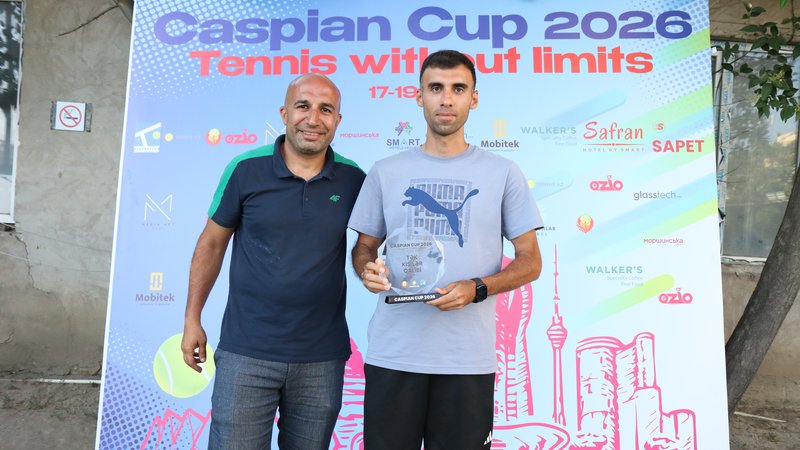Caspian Cup 2026: Men Singles Masters kateqoriyasının qalibi İdris Namazov oldu